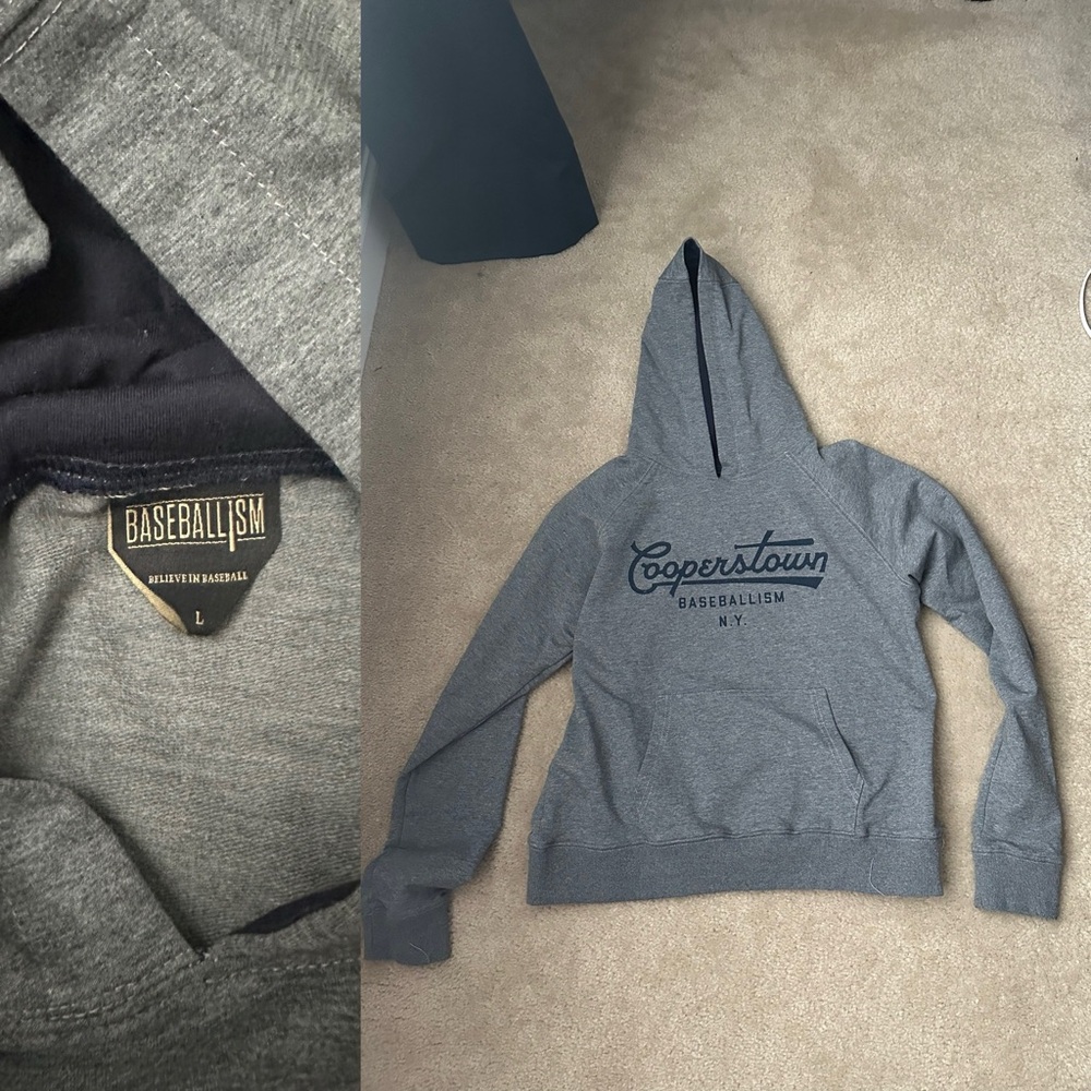 Boys Baseballism Cooperstown hoodie